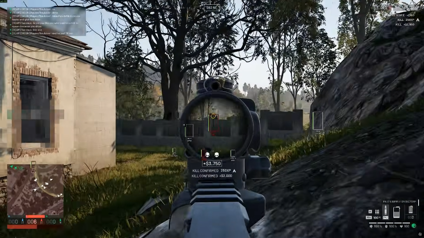 WARDOGS radar and ESP combined view